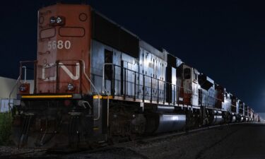 The CN North rail yard is shown in Vaughan