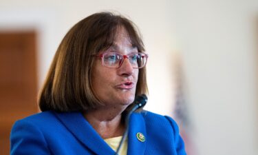 Rep. Annie Kuster speaks during the Bipartisan Mental Health and Substance Use Disorder Task Force naloxone training session in the Longworth House Office Building in Washington