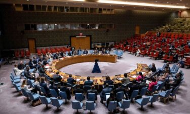 A Security Council meeting at United Nations headquarters in New York on Aug. 28