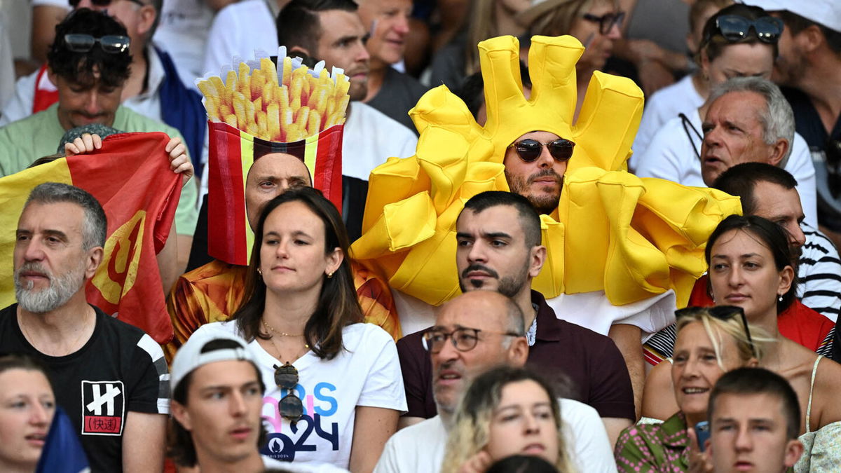 French fans at Paris Olympics