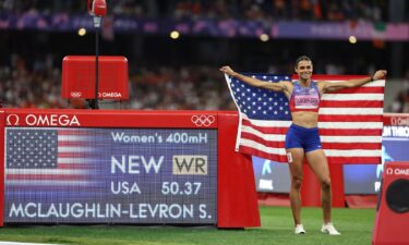 McLaughlin-Levrone breaks world record for 400m hurdles gold