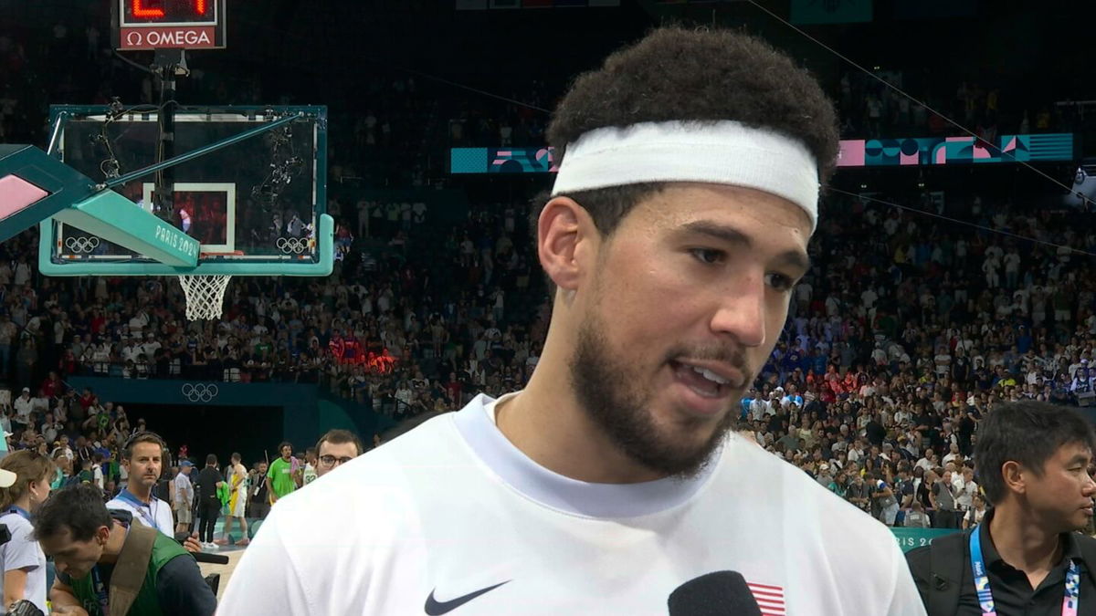 Devin Booker at 2024 Paris Olympic Games