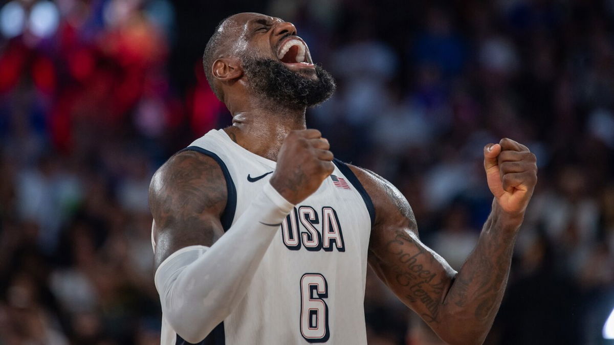 All of LeBron James's best moments from the 2024 Olympics