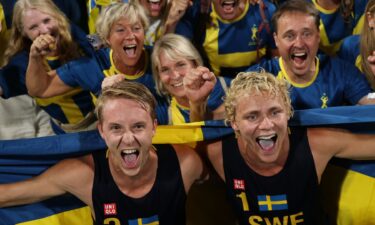 Sweden defeats Germany for first-ever beach volleyball gold