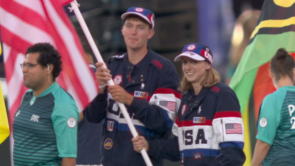 Nick Mead and Katie Ledecky