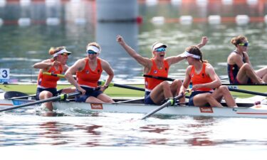 Women's four for the Netherlands