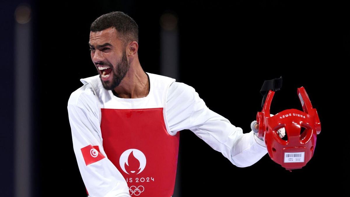 Firas Katoussi wins gold at 2024 Paris Olympic Games