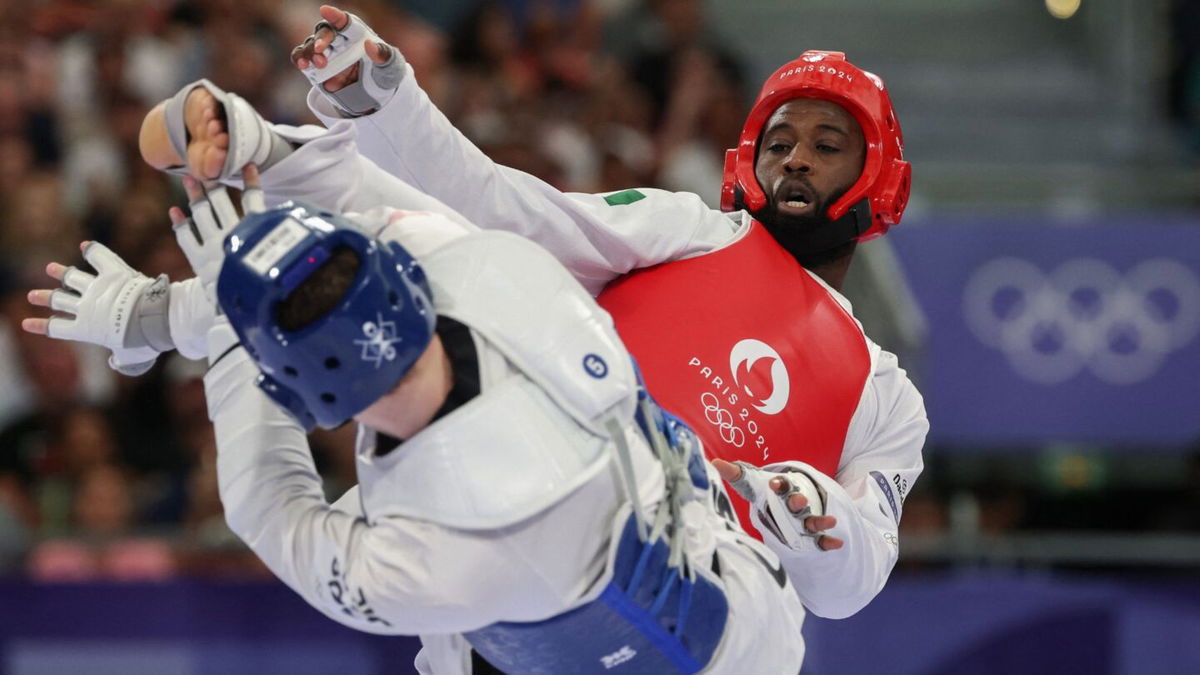 USA's Healy falls to Cisse in taekwondo quarterfinals