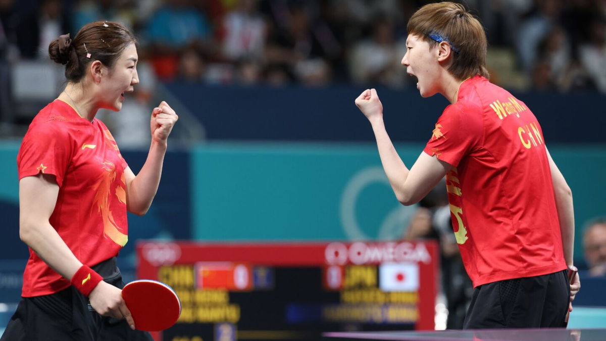 chinese women's table tennis