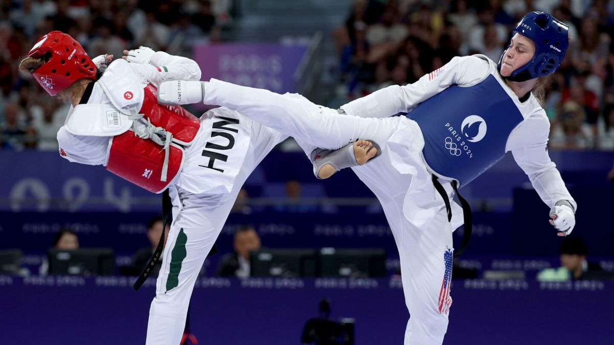 USA's Teachout falls to Marton in taekwondo quarterfinals