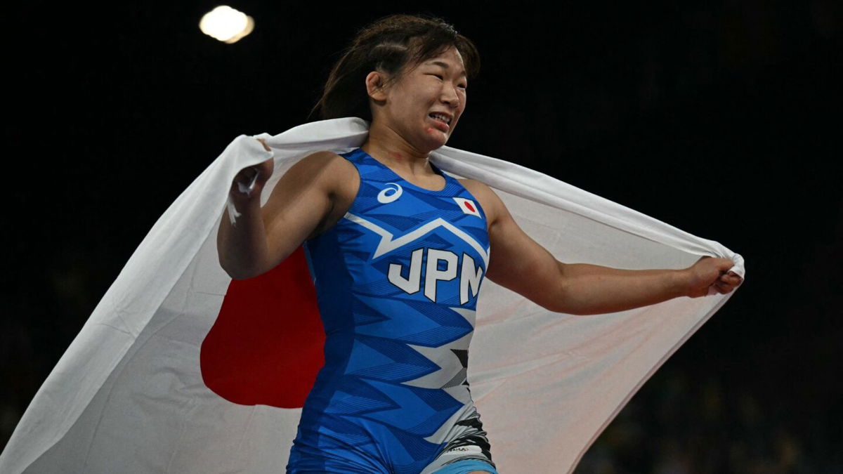 Sakura Motoki wins the 62kg final