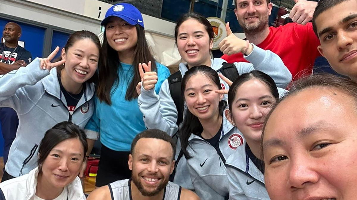 us table tennis and steph curry