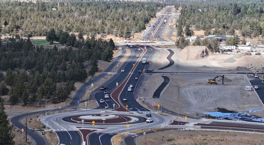 Highway 20 new roundabouts ODOT