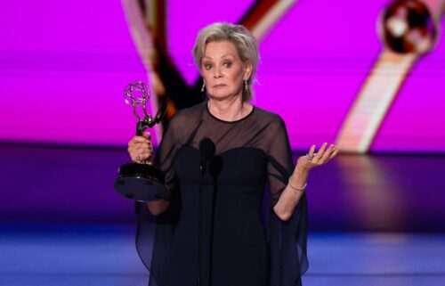 Jean Smart accepts the award for best lead actress in a comedy series at the 76th Primetime Emmy Awards on Sunday