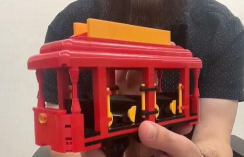 Creator Matt Smith came up with a miniature version of the iconic cherry red trolley after LEGO passed on mass-producing his nearly 2