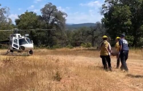 Authorities were searching for Esmeralda Marie Pineda after she went missing from a mining camp near Nevada City last month has been found alive