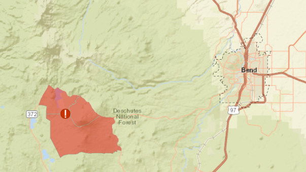 Level 3 evacuation Mt. Bachelor Deschutes National Forest 9-7-1