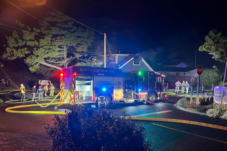 Lincoln City home, scene of fatal officer-involved shooting that killed man.