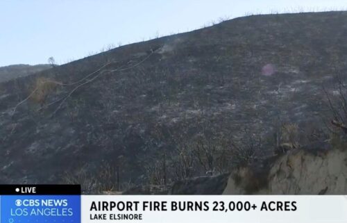 Firefighters on September 15 continued to make progress on the Airport Fire