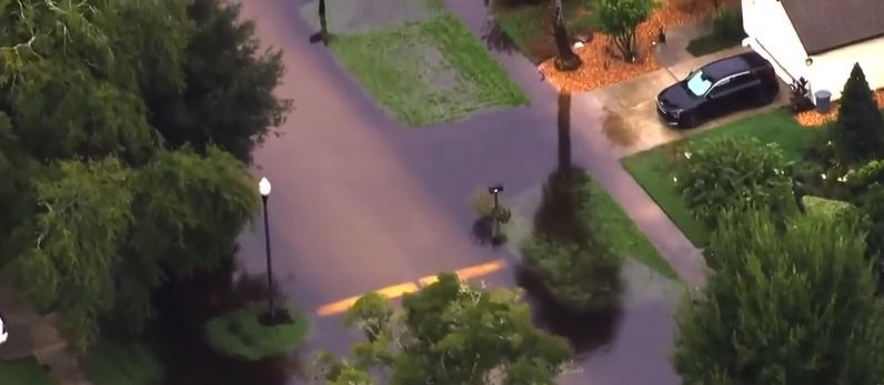 <i>WESH via CNN Newsource</i><br/>Residents of the Shadowbay Boulevard community in Longwood called for action to address ongoing flooding