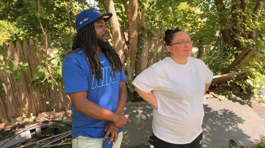 <i>WXYZ via CNN Newsource</i><br/>Alizabeth Fitch and Delshawn Cooper said their son didn't get off at his bus stop