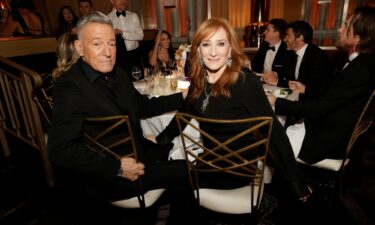 Bruce Springsteen and Patti Scialfa at the 81st Annual Golden Globe Awards in January 2024.