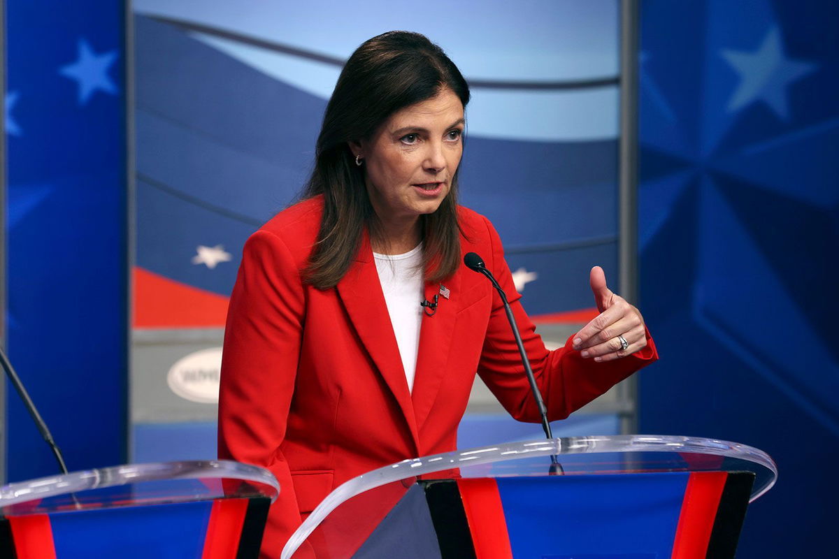 <i>Derek Stokely/WMUR-TV/AP via CNN Newsource</i><br/>Former New Hampshire Sen. Kelly Ayotte