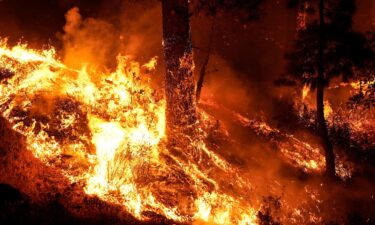 The Bridge Fire spread rapidly in Southern California September 10.