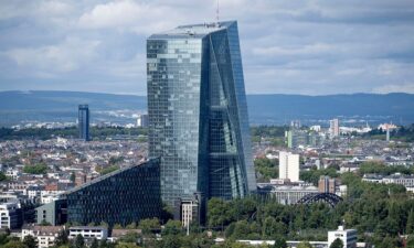 The European Central Bank building in Frankfurt