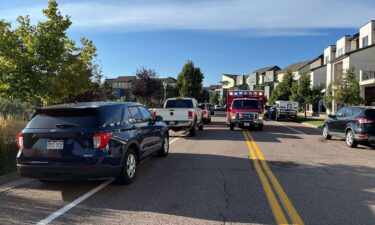 Emergency responders work the scene of a shooting in Broomfield