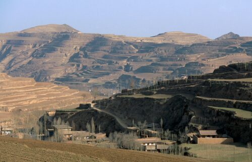 The Loess Plateau in Gansu Province