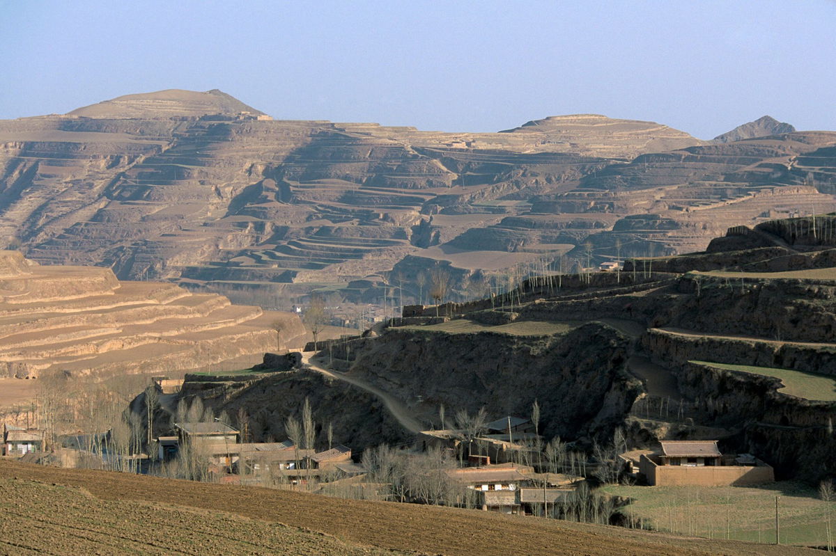 <i>Wolfgang Kaehler/LightRocket/Getty Images via CNN Newsource</i><br/>The Loess Plateau in Gansu Province