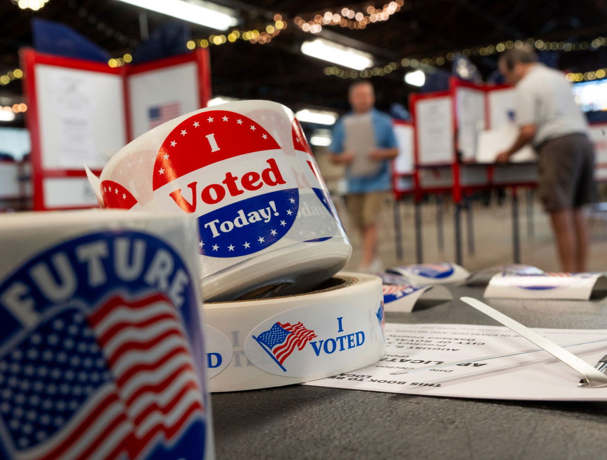 <i>Ryan Garza/Detroit Free Press/USA Today Network via CNN Newsource</i><br/>The first swing state ballots hitting mailboxes shortly after the Labor Day holiday weekend