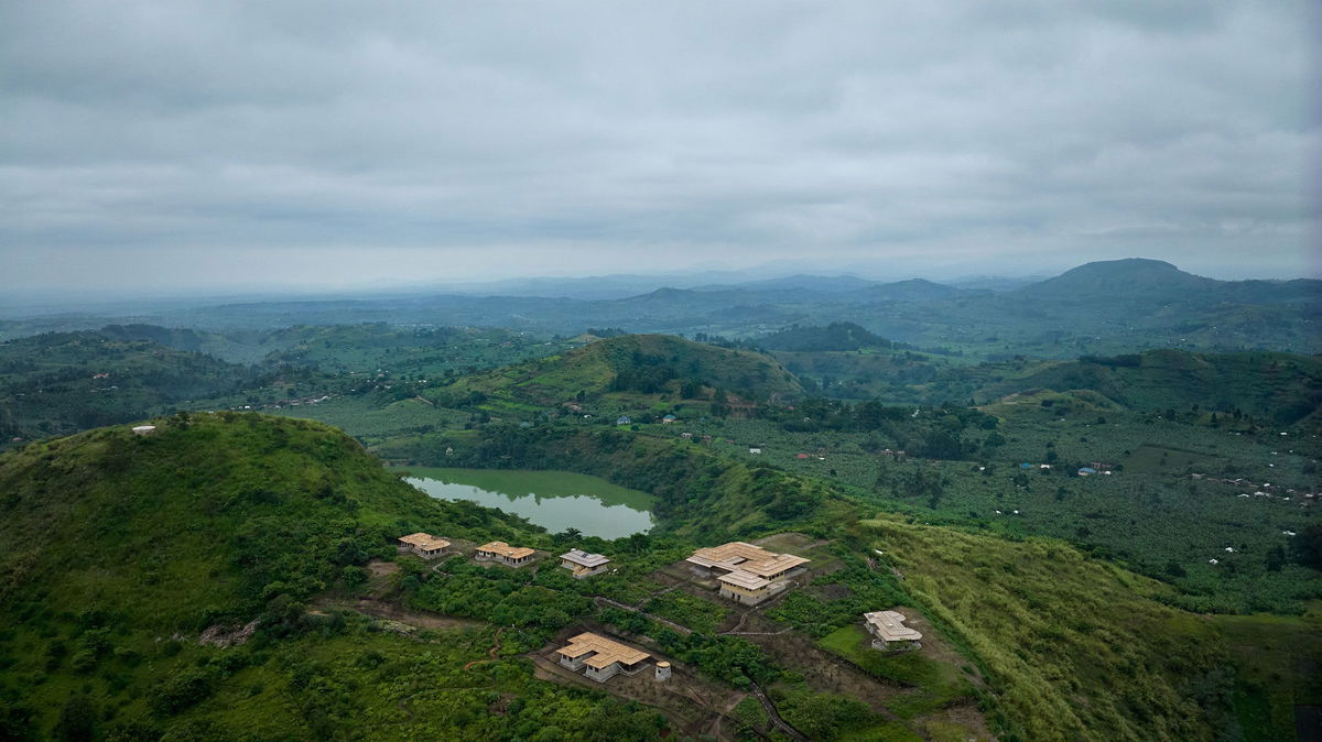 <i>Volcanoes Safaris via CNN Newsource</i><br/>Kibale Lodge overlooks Uganda's Rwenzori Mountains.