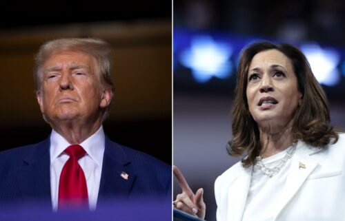 Former U.S. President and current Republican Presidential nominee Donald Trump and U.S. Vice President Kamala Harris.