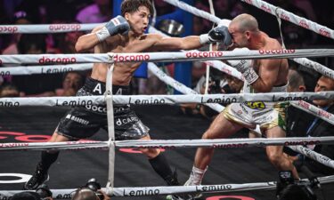 Naoya Inoue (left) successfully defended his undisputed super-bantamweight crown as Ireland’s TJ Doheny (right) retired with an injury.