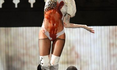 Gaga's gory performance was a comment on the dangers of fame.