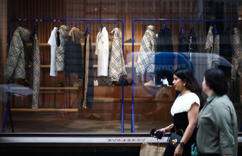 A Burberry store in central London