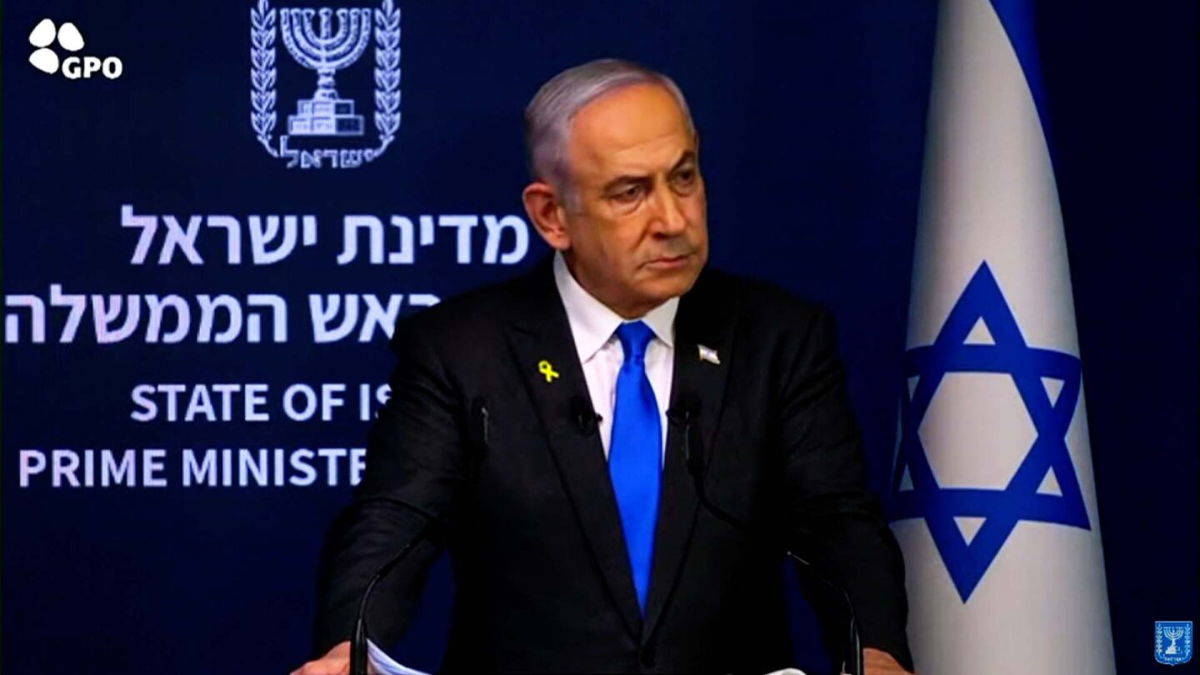 <i>CNN via CNN Newsource</i><br/>Israeli Prime Minister Benjamin Netanyahu is unequivocal about ceasefire and hostage agreement with Hamas: ‘There’s not a deal in the making’.