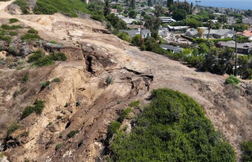 The Seaview neighbourhood located in Portuguese Bend continues to suffer damage from continuing landslides