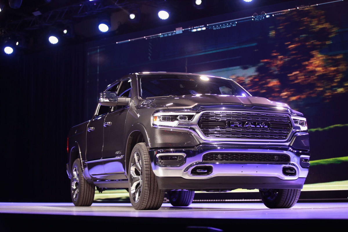 <i>Scott Olson/Getty Images/File via CNN Newsource</i><br/>Stellantis is recalling more than 1.2 million Ram 1500 vehicles due to an anti-lock brake system (ABS) malfunction