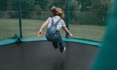 Pediatricians strongly discourage home use of trampolines but recommend they should be restricted to a single jumper on the mat at one time if kids do play on them.