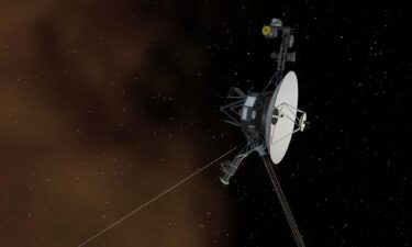 An artist's concept depicts NASA's Voyager 1 spacecraft entering interstellar space