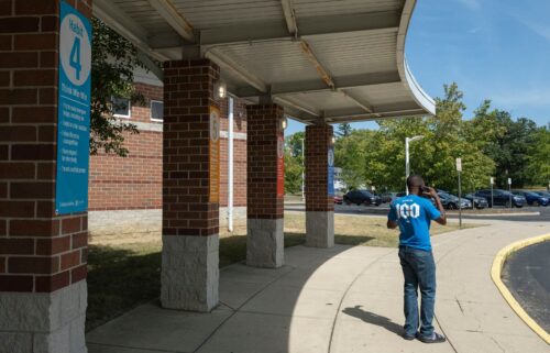 A Haitian father tried to pick his son up from Fulton Elementary School