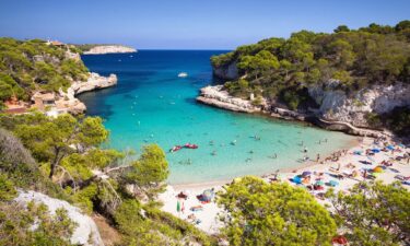 Life in Mallorca revolves around days at beaches such as Cala Llombards -- making Ted Purdom reluctant to leave the island.