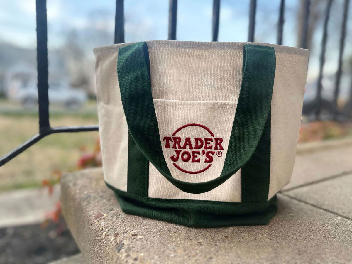 <i>Christina Paciolla/AP via CNN Newsource</i><br/>A Trader Joe's mini tote bag is shown in Palmyra