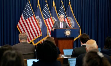 Federal Reserve Chair Jerome Powell speaks during a news conference in Washington