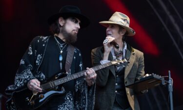 (From left) Dave Navarro and Perry Farrell of Jane's Addiction perform in Dublin in June. Rock band Jane’s Addiction has issued an apology and announced the cancellation of their next concert after band members Dave Navarro and Perry Farrell were seen in an on-stage altercation at a recent show.