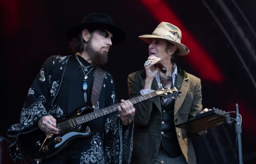 (From left) Dave Navarro and Perry Farrell of Jane's Addiction perform in Dublin in June. Rock band Jane’s Addiction has issued an apology and announced the cancellation of their next concert after band members Dave Navarro and Perry Farrell were seen in an on-stage altercation at a recent show.