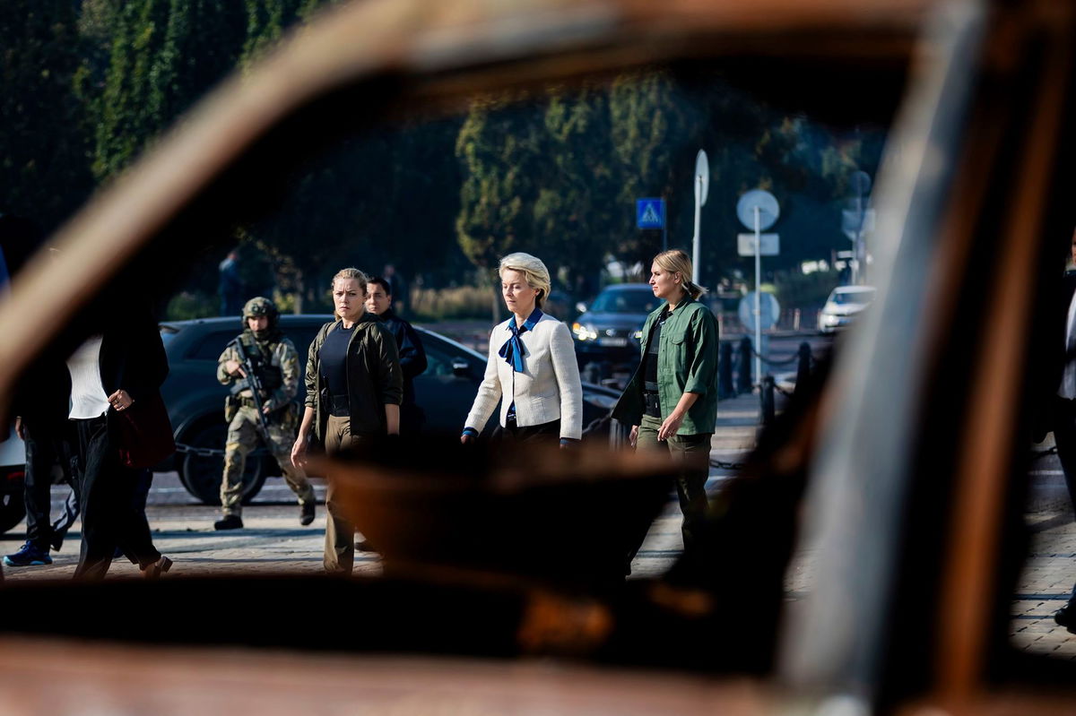 <i>Christoph Soeder/AP via CNN Newsource</i><br/>President of the European Commission Ursula von der Leyen